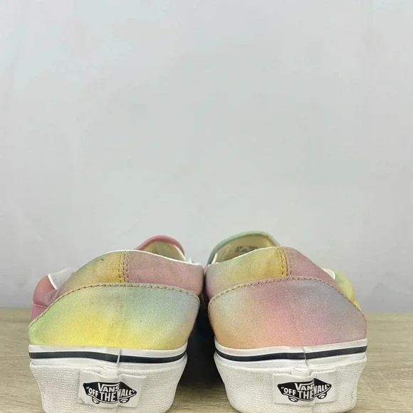 Vans Slip On Low Top Pastel Multicolor Skate Sneakers Women's 8 - Picture 4 of 7
